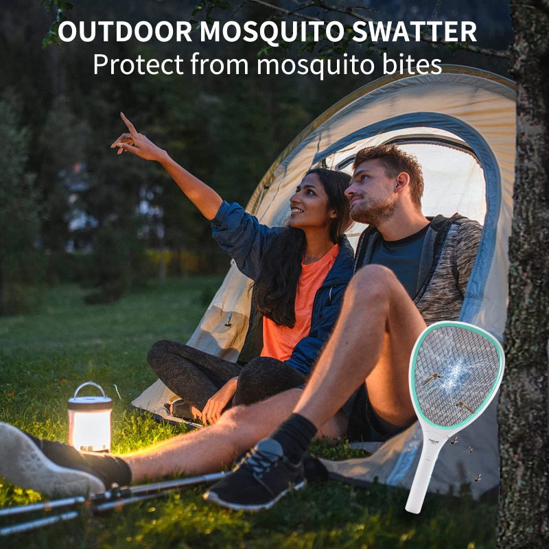 Faicuk Handheld Bug Zapper Racket Electric Fly Swatter - Image 5